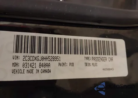 2017 Dodge Charger Daytona 392 Rwd from USA, damaged, VIN 2C3CDXGJ0HH528951